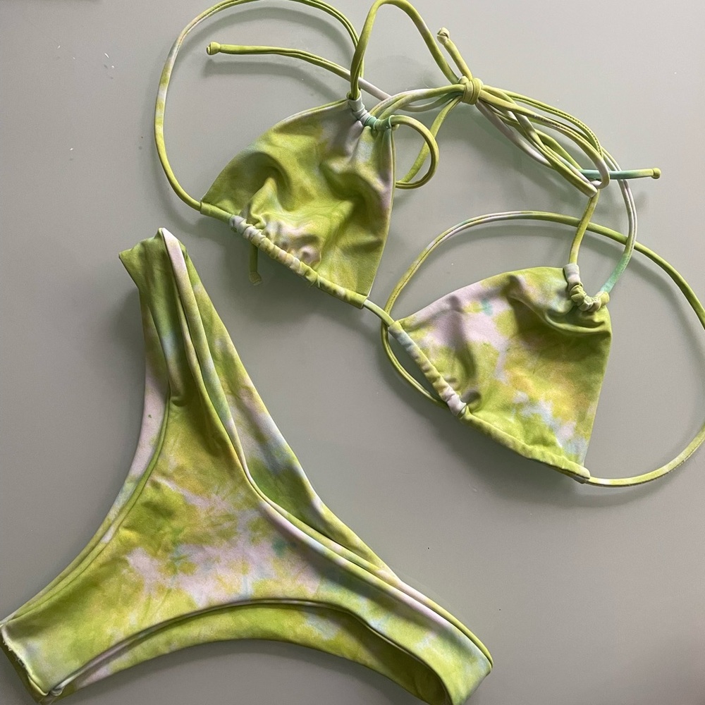 SKATIE swim triangle top and cheeky bottom